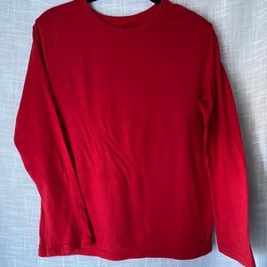 Boys red long-sleeve t-shirt